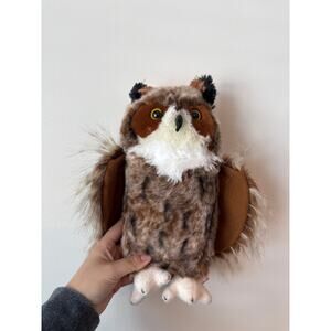 Douglas Cuddle Einstein Great Horned Owl #3838 Plush Stuffed Animal Toy